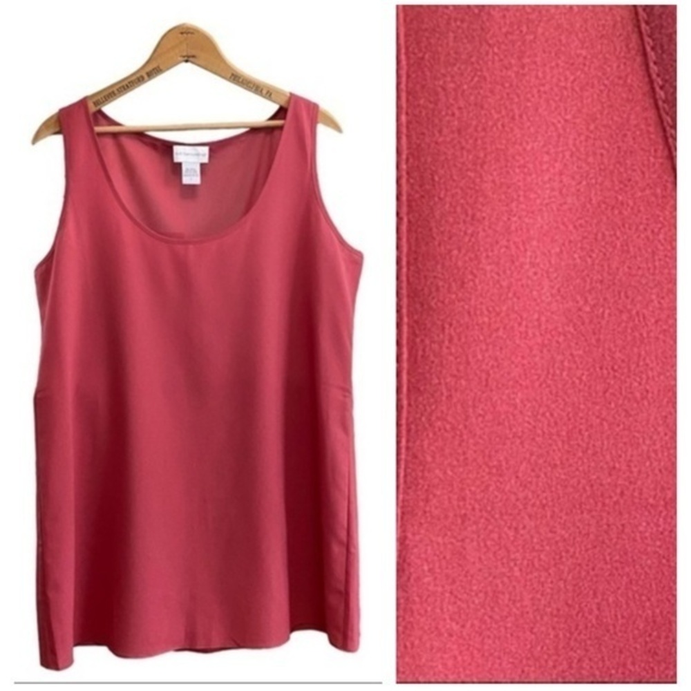 Soft Surroundings Red Lightweight Tank Top Medium